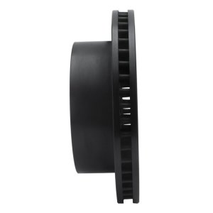 Dodge Ram 3500 Brake Rotor (1) - Front Left - R1 Concepts - Drilled & Slotted - Black - `00-`02